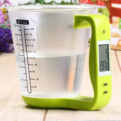 Digital kitchen Electronic Measuring Cup Scale with LCD Display and Temp Measurement