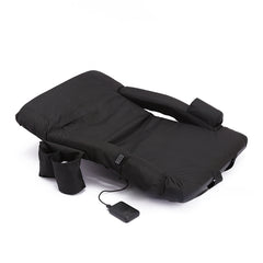 Portable Foldable Stadium Adjustable Armrests Seats with Back Support  and Heated Fuction,  Pockets for Snacks and Cup Holder, 1PC/2 PCS