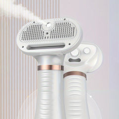 Portable Pet Hair Dryer with Slicker Brush and 3 Heat Settings