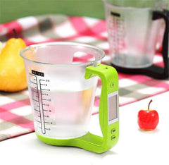 Digital kitchen Electronic Measuring Cup Scale with LCD Display and Temp Measurement