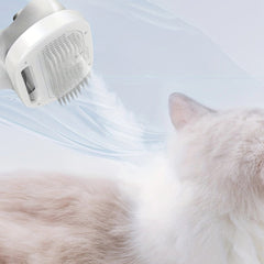 Portable Pet Hair Dryer with Slicker Brush and 3 Heat Settings