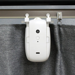 Smart Automatic Curtain Opener Suitable for Roman Rod, T-shaped/U-shaped Tracks, Controlled by Remote Control, Bluetooth(a Little Distance) and Wifi, 1PC/2PCS(Left*1 and Right*1)