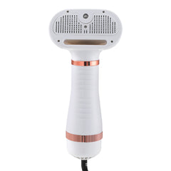 Portable Pet Hair Dryer with Slicker Brush and 3 Heat Settings