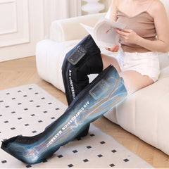 Airbag Full Leg Covering Household Electric Hot Compression Air Waves Leg Massager Instrument（Single/Dual)