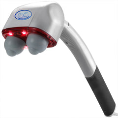 Double-head Handheld Massager with Long Handle for Waist, Back, Shoulders, Abdomen and Legs