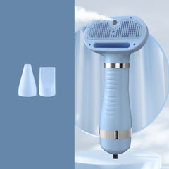 Portable Pet Hair Dryer with Slicker Brush and 3 Heat Settings