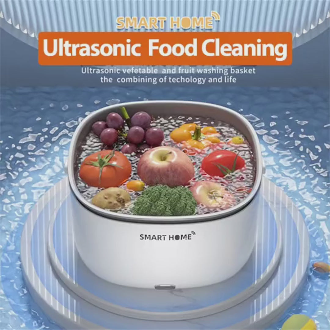 Ultrasonic Fruit and Vegetable Washing Basket (Ordinary 5 Battery)